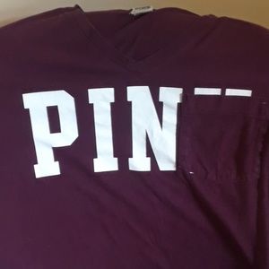 pink vs t-shirt